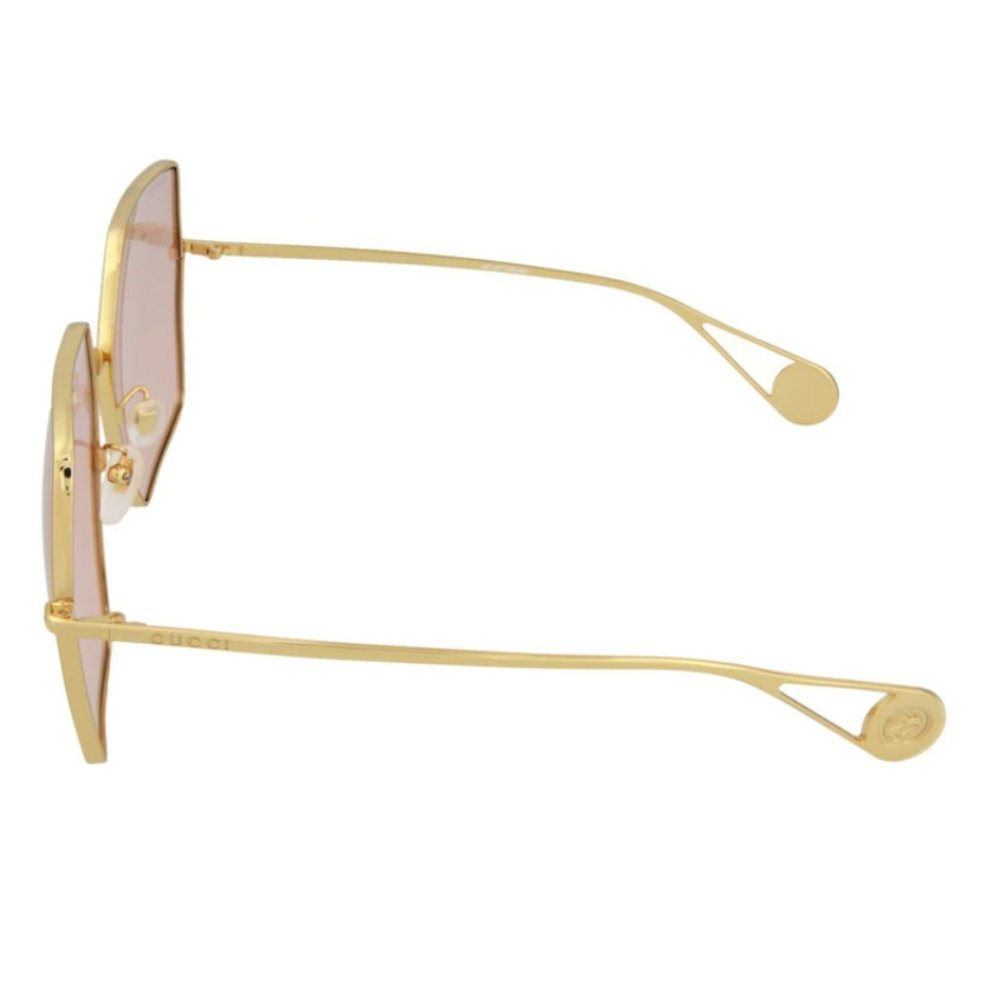 Gucci Oversized Metal Frame 62mm Sunglasses - Picture 3 of 3